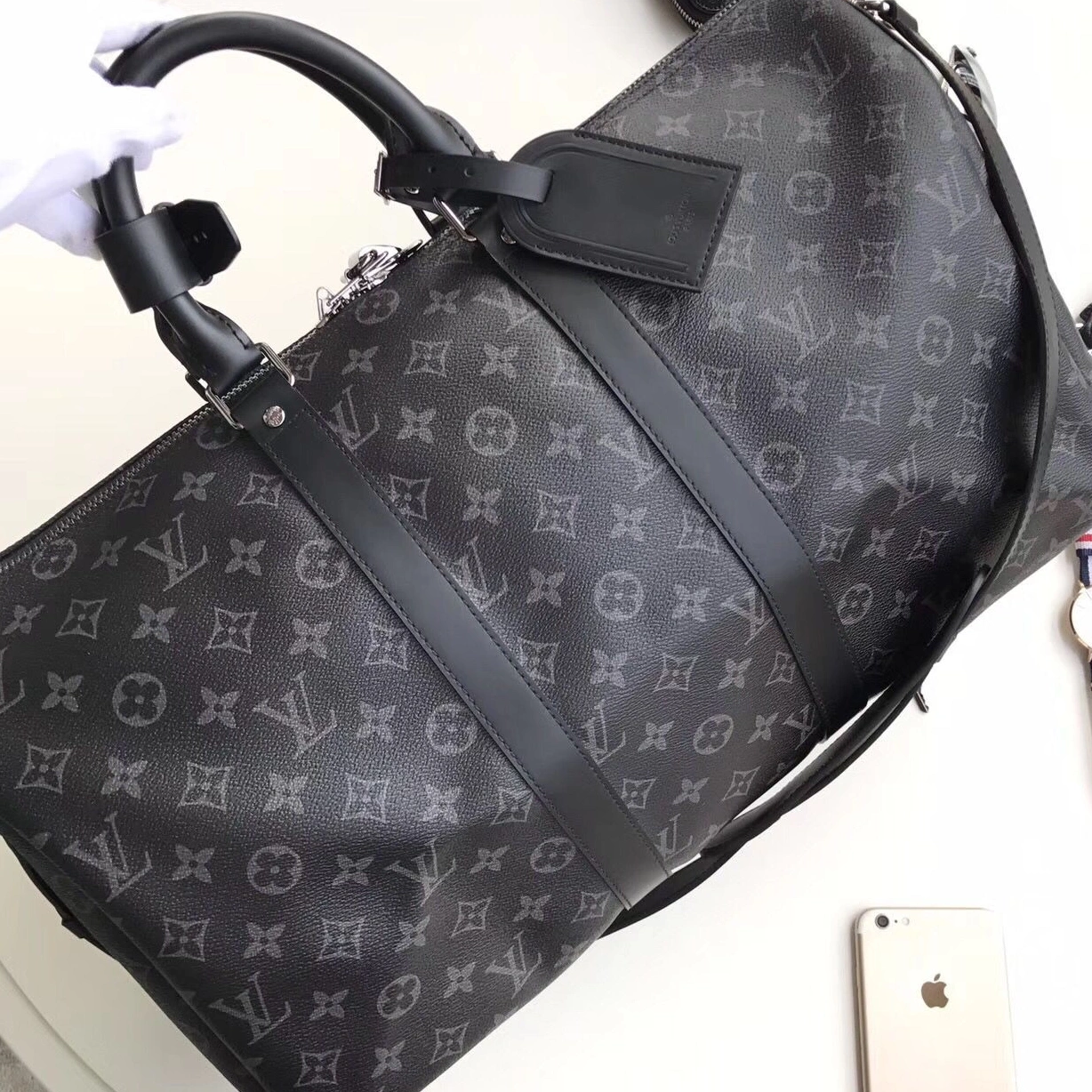 Aaa replica bags Louis Keepall Vuitton 45 0723